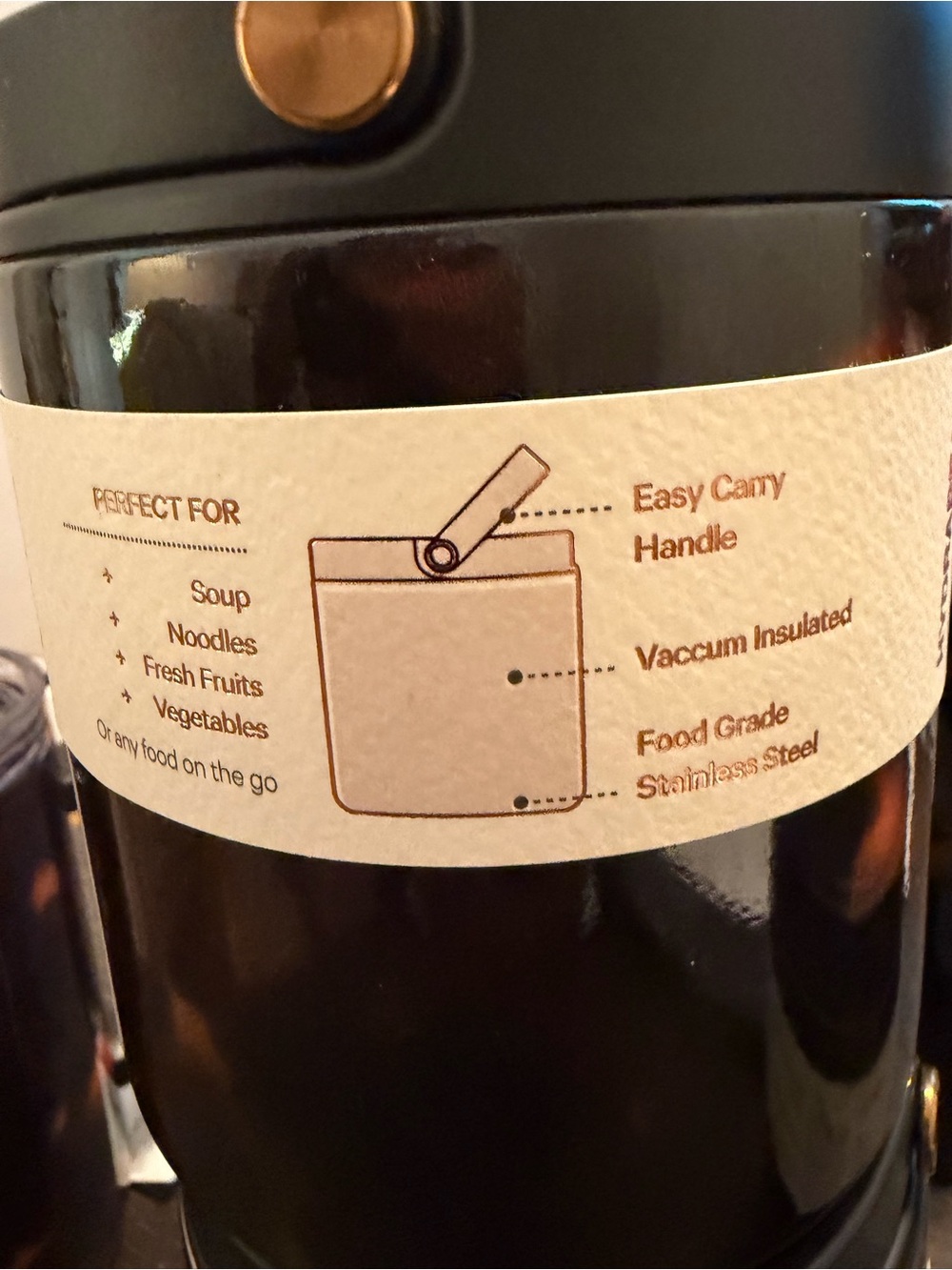 Limited edition Hydrapeak Food Jar & Tumbler Set - Black/Brown. Brand new - Picture 2 of 7